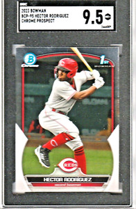 2023 Hector Rodriguez Bowman Chrome Prospect 1st Bowman  Graded SGC 9.5