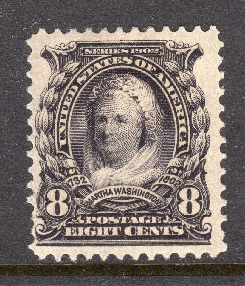 United States Scott # 306 F/VF Unused 1902 8 Cent Martha Washington - Image 1 of 1