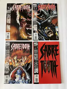 Sabretooth Death Hunt 1993 Complete 1st Solo Series Marvel 1/ 2 /3 /4 VF+ 8.5 - Picture 1 of 10