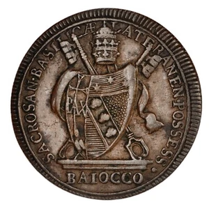 STATO PONTIFICIO Pio VII 1 Baiocco 1801 5° Tipo - Imagen 1 de 5