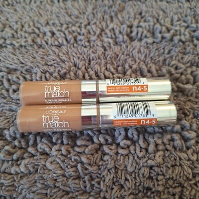 2 Pk L'Oreal Paris True Match Super-Blendable Concealer N4-5 Natural - Image 1 of 4