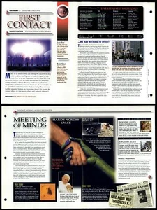 First Contact #16 Unknown Secrets Of The Universe Fact File Fold-Out Page - Picture 1 of 1