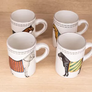 Vasos de cerámica colección Devon The Mane Lion - Juego de 4 hechos en Italia - Imagen 1 de 5