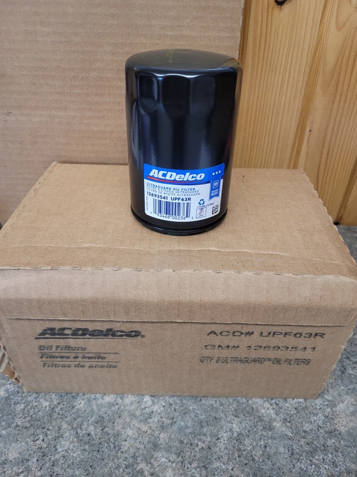 6 NEW Engine Oil Filter ACDelco GM Original Equipment UPF63R FAST FREE SHIPPING - Image 1 of 1