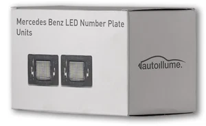Unidades de luz LED matrícula Mercedes Benz A GLA GLE Clase W176 X156 A45 AMG - Imagen 1 de 8