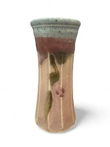 Vintage Michael Crumb Studio Kunstkeramik Blumenvase signiert neuwertig - Bild 1 von 4