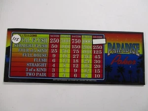 Bicchiere premio video poker (paradice poker) - Foto 1 di 2