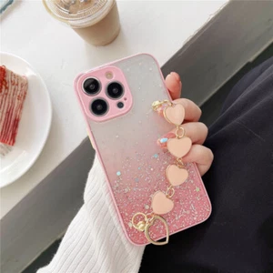 Bling Glitter  Case Cover For Xiaomi 11 11T Redmi Note 11 Pro Love Bracelet - Picture 1 of 12