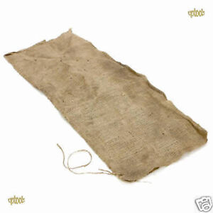 10 Hessian Sandbags Sand Bags Sacks - Flood Prevention