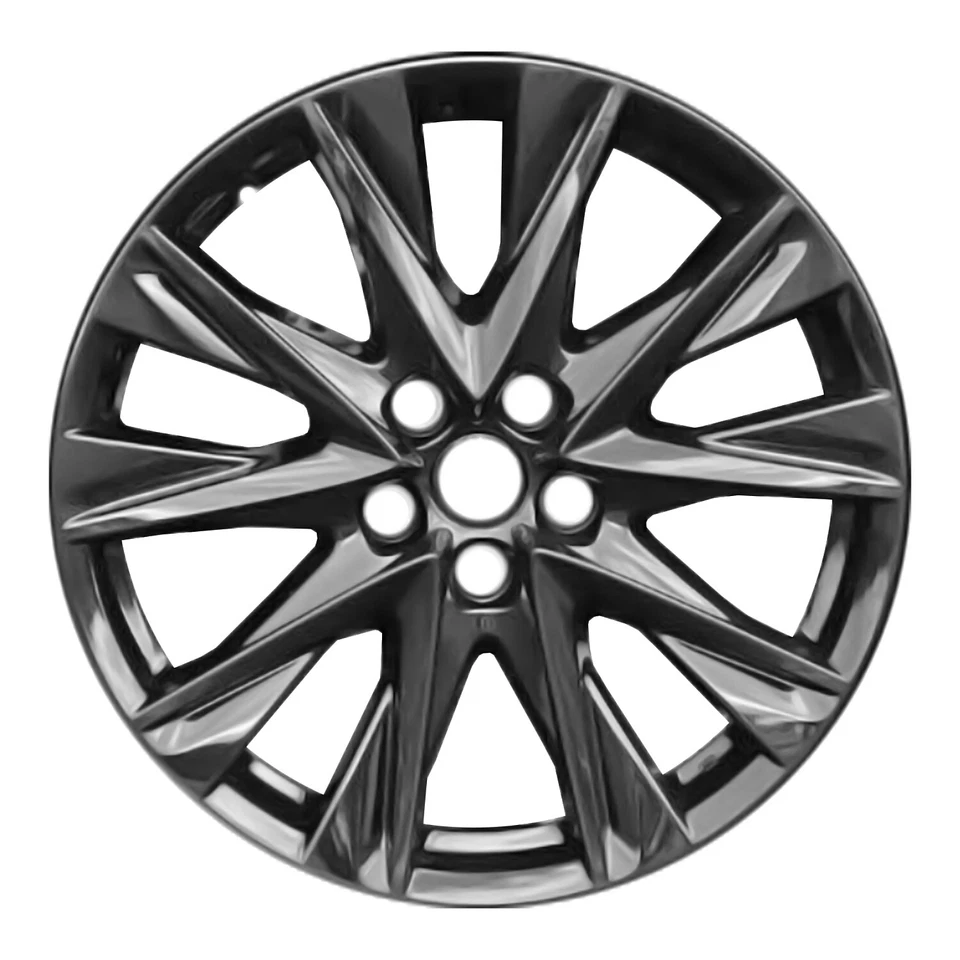 64249 Remanufactured OEM Aluminum Wheel 19x7 Black Fits 2021-2025 Mazda CX-5 - Image 1 of 1