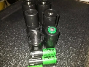 Nested D And C Sized Adapters For AA Batteries quantity is 4 sets - Picture 1 of 1