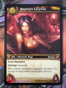 World of Warcraft TCG Betrayer 201/264 Magistrix Larynna - Picture 1 of 2