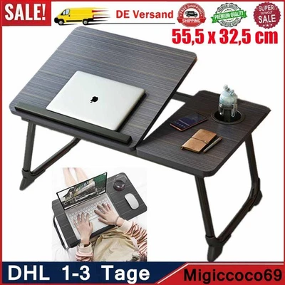 Laptoptisch Notebooktisch Bett Tisch Tablett PC Ständer Höhenverstellbar Tablet - Bild 1 von 4