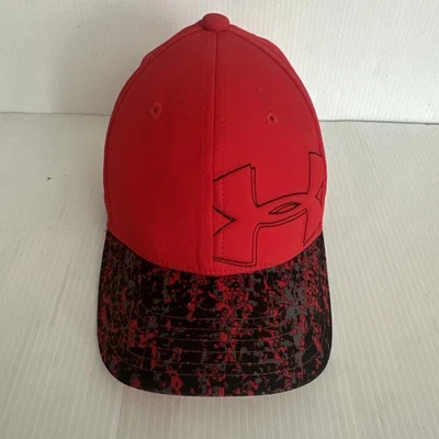 Gorra de béisbol Under Armour juvenil pequeña mediana estilo 1292083 roja negra UA Foto 1 de 4