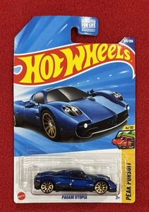 Hot Wheels 2025 Case M Pagani Utopia Blue Peak Pursuit - Bild 1 von 2