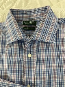 Ralph Lauren Regular Fit Performance Stretch Men’s Dress Shirt 16 1/2, 34/35 - Picture 1 of 8