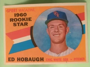 1960 Topps - Revista deportiva 1960 estrella novato Ed Hobaugh #131 - Medias Blancas de Chicago - Imagen 1 de 2