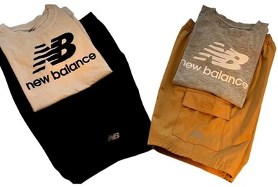 Boys New Balance Lot Size Medium 10/12 2 Shirts 2 Shorts  - Image 1 of 4