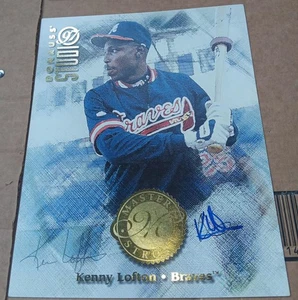 KENNY LOFTON Cleveland Indians SIGNED AUTOGRAPHED 97 Donruss Master Stroke 8x10 - Picture 1 of 1