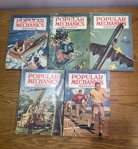 Popular Mechanics Magazine - 5 Vintage Issues From  1948 Better Issues - Picture 1 of 13