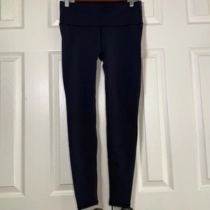 Lululemon Leggings Womens 10 Black Elastic Waist running Activewear Ankle - Picture 1 of 13