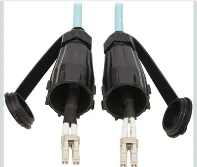 10Gb Fiber Patch Cable, Industrial Duplex Multimode 50/125 OM3 Fiber Optic - Image 1 of 4