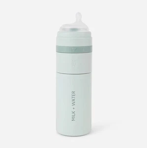 MILK & WATER All-In-One Baby Bottle - 9oz - Olive Green - Nipple Flow: 3m+ - Picture 1 of 5