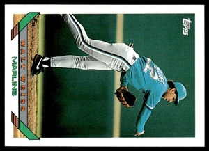 1993 Topps Traded Walt Weiss #18T - Picture 1 of 2