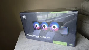 MSI MAG Coreliquid A13 360 Black AIO ARGB Liquid Cooling 360mm Sealed in Box - Afbeelding 1 van 5