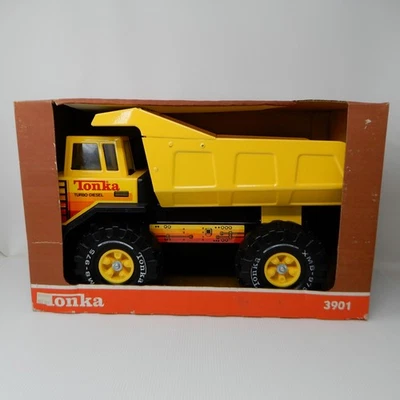 Vintage Tonka Mighty Dump Dumper Truck #3901 Turbo Diesel New in Box Canada - image 1 of 4