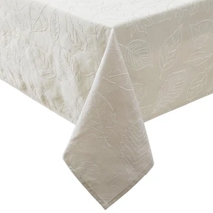 Tablecloth Raised Woven Embroidered Jacquard Fabric, Resistant for Dining, Ho... - Picture 1 of 6