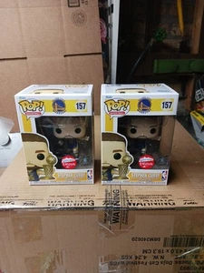 Funko Pop Stephen Curry W Championship Trophy Fugative Toy Exc New - Picture 1 of 7