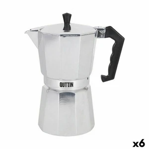Caffettiera Italiana Quttin Alluminio 9 Tazze (6 Unità) - Foto 1 di 3