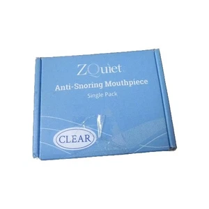 Sealed-ZQuiet Anti-Snoring Mouthpiece Clear- Comfort Size #2 Single Refill Pack - Picture 1 of 10