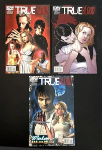 True Blood #1, 3, 4 cubiertas variantes de alto grado IDW 2010 - Imagen 1 de 2