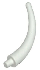 LEGO New Dinosaur Tail End Section / Elephant Horn White Part 40379 D758 - Picture 1 of 2