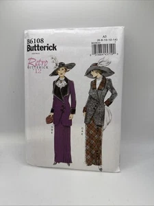 1910s Titanic "Jacket, Bib and Skirt "UNCUT pattern sz 6, to 14 - Butterick - Picture 1 of 1