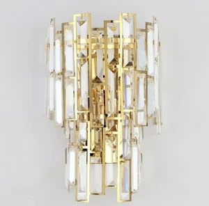 Bedroom Wall Lamp Indoor Wall Light Crystal Home Wall Lights Hallway Wall Sconce - Picture 1 of 6