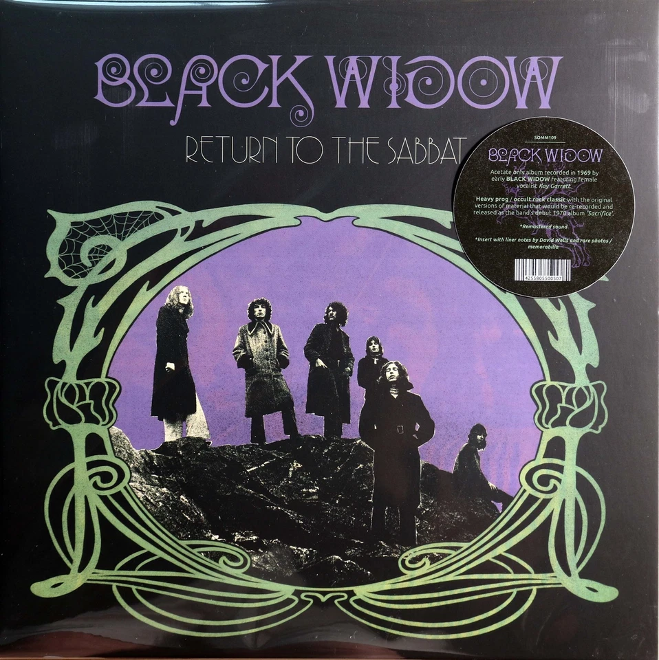 Black Widow-Return to the Sabbat UK prog psych reissue lp  - Image 1 of 1