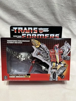 Transformers G1  Swoop Dinobot Bombardier Reissue - Image 1 of 4