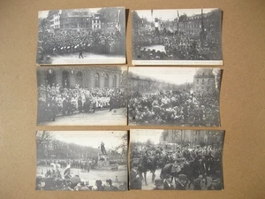Seis postales antiguas francesas de la Primera Guerra Mundial de 1918 - Imagen 1 de 3