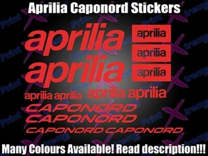 APRILIA CAPONORD Decal/ Sticker Pack ALL COLOURS AVAILABLE RACING MOTORCYCLE - Picture 1 of 8