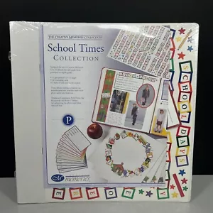 Creative Memories SCHOOL TIMES COLLECTION pagine scrapbooking 12x12 NUOVO in confezione - Foto 1 di 2