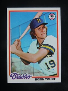 Tarjeta de béisbol Topps #173 1978 de Robin Yount (casi nueva) - Imagen 1 de 2