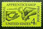 1201 MNH 1962 4c Apprenticeship Act William J. Fitzgerald Hands Micrometer skill