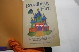 (Signed) Christine Davis , Breathing Fire - Picture 1 of 4