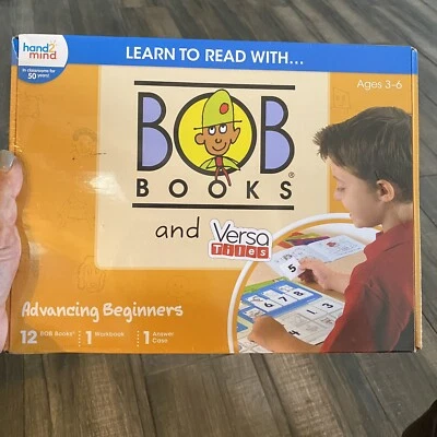 NEW Hand2mind Bob Books and Versa Tiles Reading Ages 3-6 Advancing Beginners - Image 1 of 4