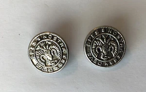 2~ Reproduction Silver Hession Soldier Buttons Nostra Teutonic ESX DEVS SPEC - Picture 1 of 2