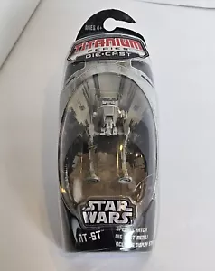 Star Wars Titanium Series pressofuso AT-ST Hasbro Galoob MicroMachines 2006 NUOVO - Foto 1 di 10