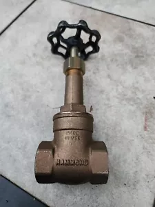 NEW NOS HAMMOND 690 3/4" 125 WSP 200 WOC BRONZE RISING STEM GATE VALVE - Picture 1 of 5